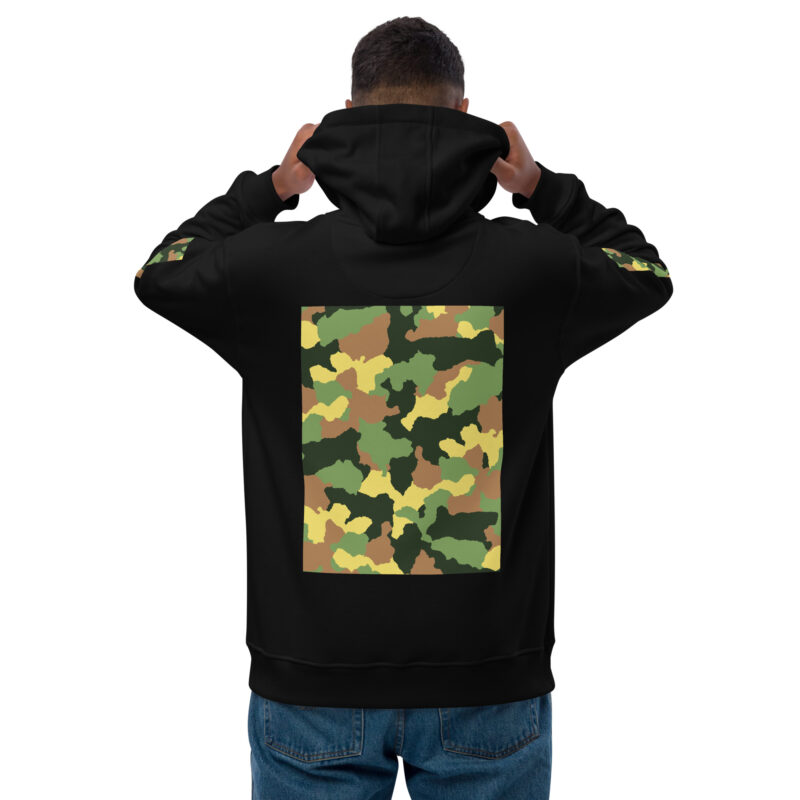 Premium Hoodie with Back Camo Design - Image 5