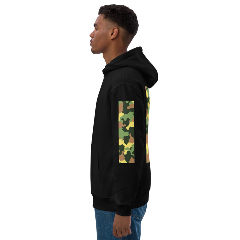 Premium Hoodie with Back Camo Design - Image 4