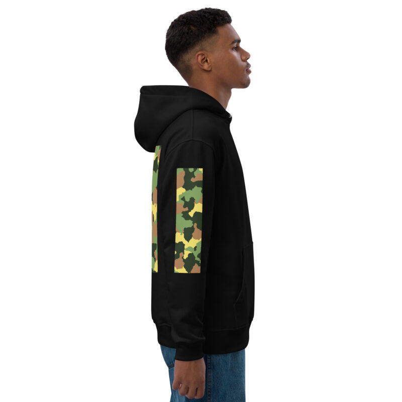Premium Hoodie with Back Camo Design - Image 3