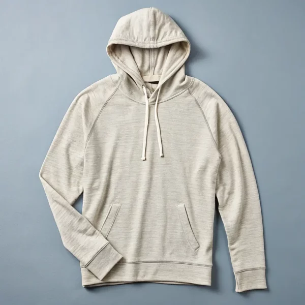 Minimalist Grey Hoodie