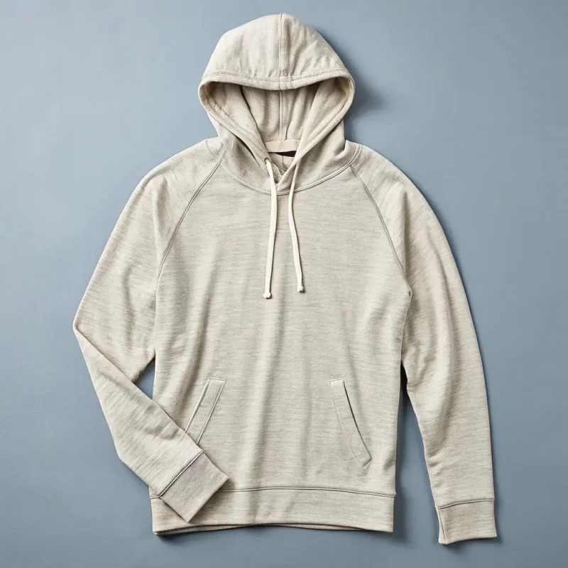 Minimalist Grey Hoodie