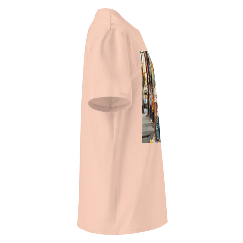 Woman Wearing Urban District Apparel Tee - Image 28